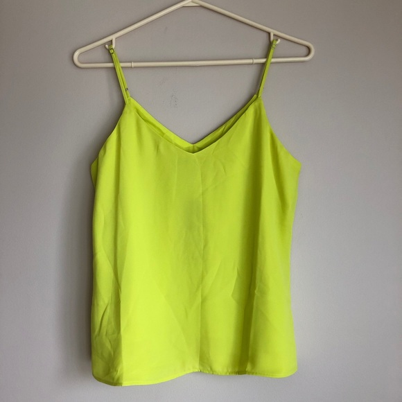 NWT Banana Republic Neon Yellow Tank Top - Picture 8 of 9